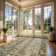 Large Oriental Floral Living Room Rug Washable Bedroom Rug Non-Slip Colorful Vintage Accent Floor Carpet For Home Decor