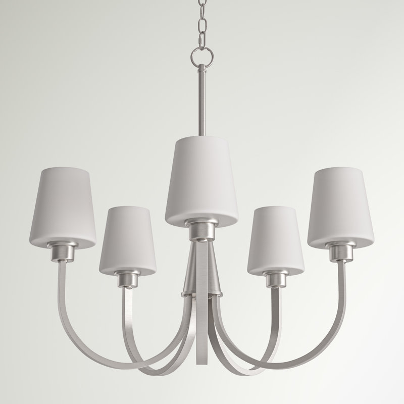 Bottorff 5 - Light Dimmable Chandelier, Satin Nickel