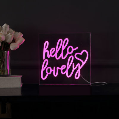 Ficco 10'' Novelty & Humor Themed LED Neon Sign