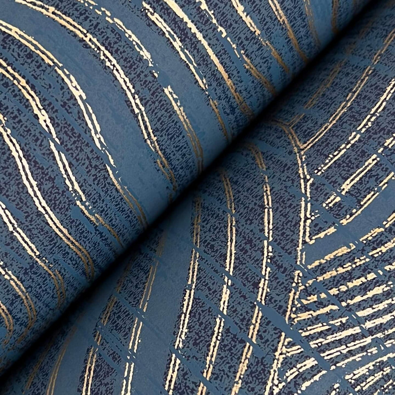 Papier peint Nessa, Bleu marine