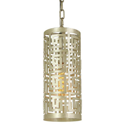 Greek 1 - Light Lantern Cylinder Pendant