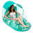 Pool Floats With Canopy, Inflatable Pool Float Adult, Lounger Floaties Raft Floating Chair For Swimming Pool Lake Water Lounge Float With Cup Holders