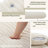 Helton Oversized Upholstered White Faux Rabbit Fur Flannel Sleeper Sofa Bed Lounge sofa with Armrests & Throw Pillows-478123837