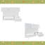 Lit escamotable simple avec placard, tiroirs et bureau-72891396