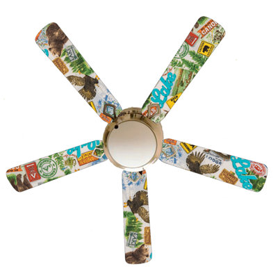 Ventilateur de plafond 5 pales 52 "
