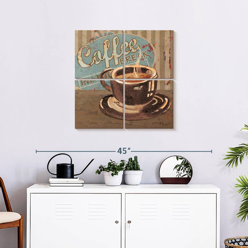 Plaque Tergel Coffee Brew II, H 26 po x l 26 po