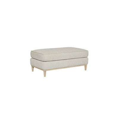 Aleston Upholstered Ottoman, Sand