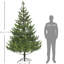 Arbre de Noël artificiel de 50,4 po de largeur, réaliste, 2901 pointes, assemblage rapide, décor sécuritaire, conception stable x 88,6 po, facile à monter, sécuritaire