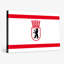 «East Berlin City Flag», art mural historique sur toile RDA historique-133577730