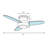 44" Concept II 3 - Blade Outdoor LED Propeller Ceiling Fan with Wall Control and Light Kit Included-20943389