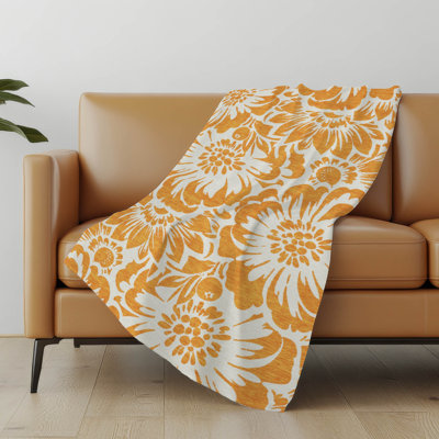 Jeté en sherpa floral Addison
