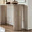 55.12" Faux Mars Marble Pattern Console Table - Modern Design