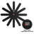 Jeni Mirrored Starburst Wall Clock