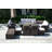 Leonard Wicker/Rattan 11 - Person Seating Group With Mixed Beige & Gray Cushions