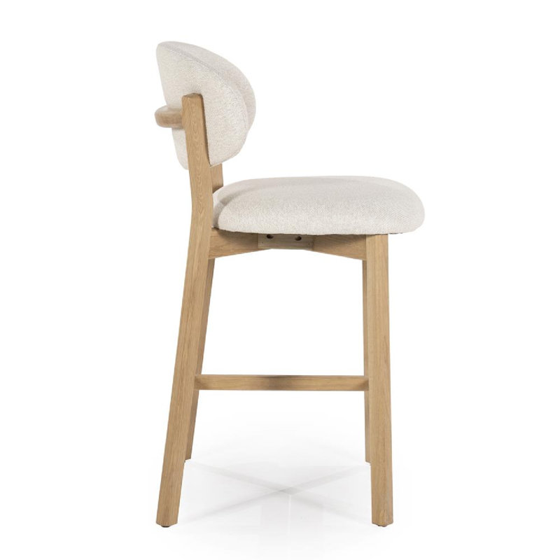 Mikky Barstool, Beige, Natural