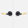 Aspra Round Privacy Rosette, Straight Knurled Grip