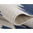 Strathearn Blue and Ivory Southwestern Runner Rug-892788338