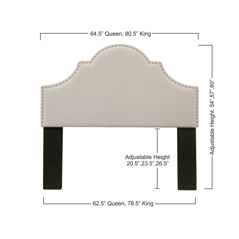 Hopson Upholstered Headboard, Easten King/California King