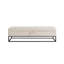Base de lit en métal avec velours beige 58,6 po-1632506170-1632506171
