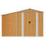Brason Garden Shed 277x192.5x179 cm Galvanised Steel-1367526792