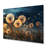 Sunset Dandelion Field IV - Floral Metal Wall Art Living Room-1166995836