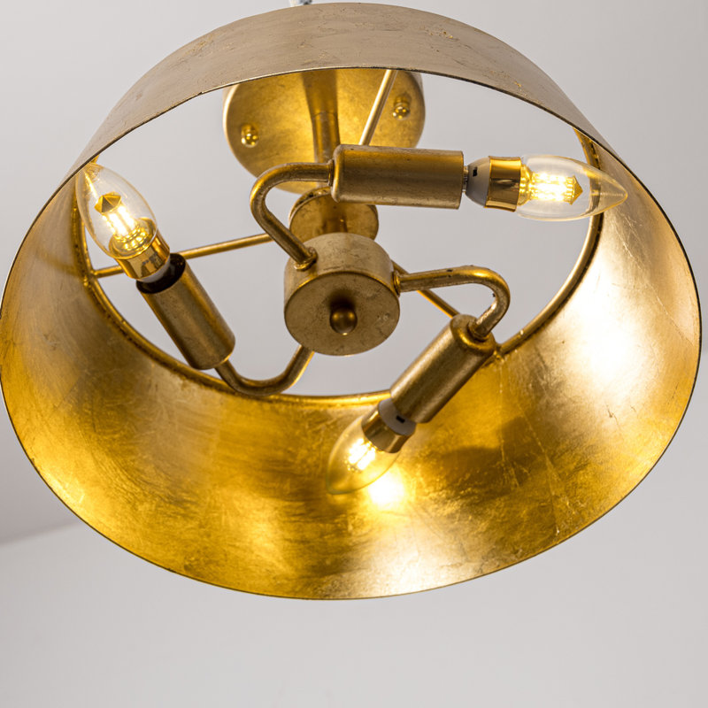 14.6" Semi Flush Mount Light Fixture