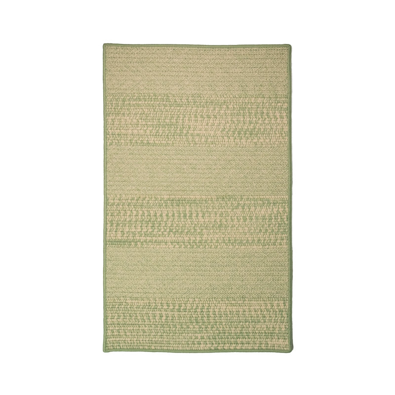 Rectangle Kelvonte abstrait polypropylène tressé à la machine intérieur / extérieur en mousse, Rectangle 9 pi x 12 pi