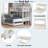 Pull-out Bunk Bed With Trundle-1804126656
