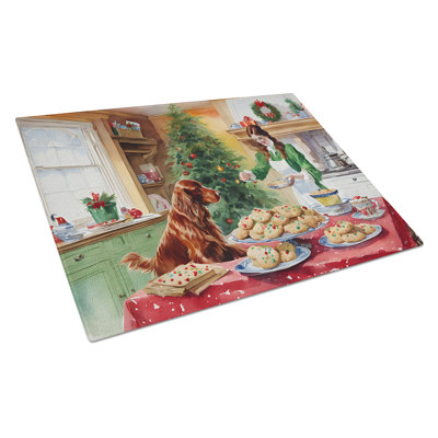 Planche à découper en verre Irish Setter