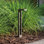 Two Arm 1-Light Architectural Bronze Landscape Path Light
