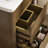24" Single Bathroom Vanity With Fluted Panel Design And  Ceramic Sink-1108493372