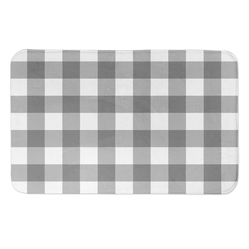 Tapis pour salle de bain Didcot, Gris foncé