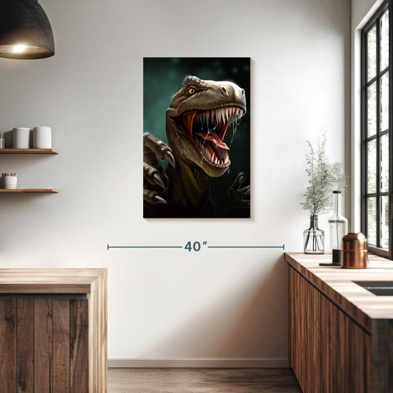 Brampt Vicious Dinosaur, 36" H x 24" W