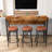 Yaneri Console Table and Stool Set, Bar Table With Stools Breakfast Bars-1143780804