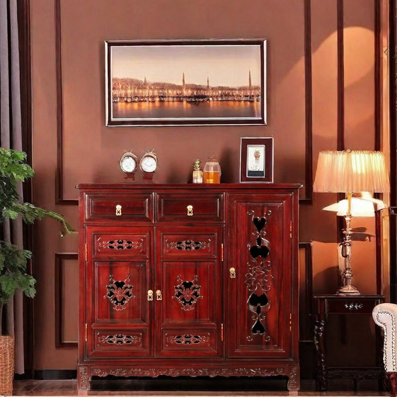 Armoire de véranda en bois massif