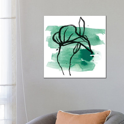 Tropical Sumi-E I by June Erica Vess - Wrapped Canvas Painting