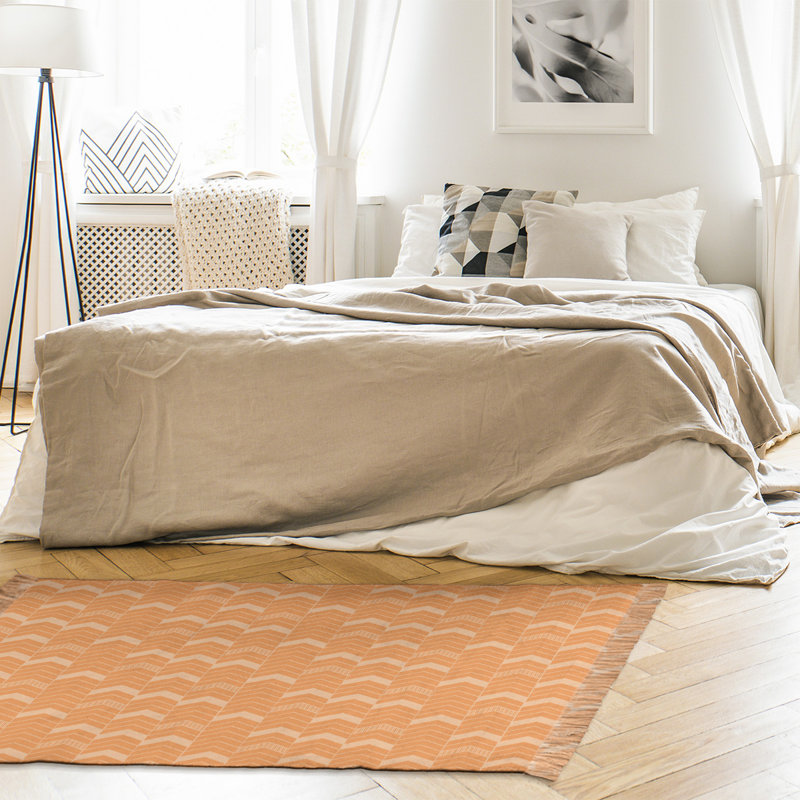 Chenille Chevron Indoor Rug, Yes