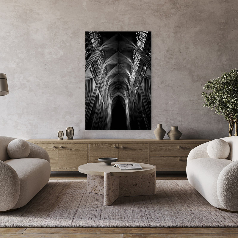 Architecture 3 Art contemporain abstrait, H 48 po x l 32 po
