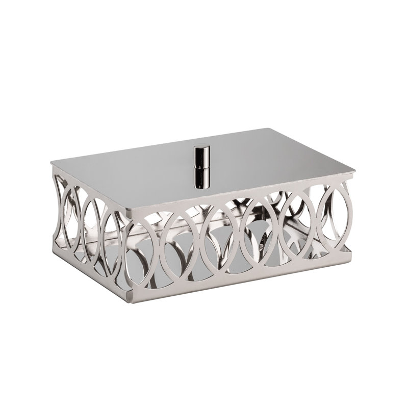 New York Bathroom Storage Container, Chrome Plated