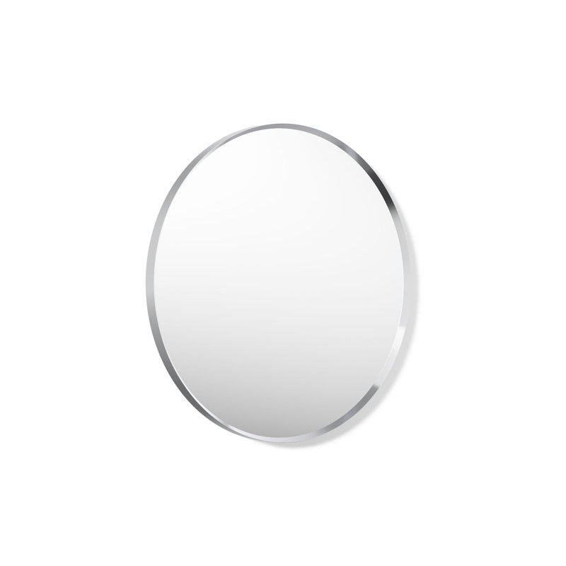 Miroir de salle de bain Essential, Chrome poli, H 28 po x l 28 po x P 1,38 po