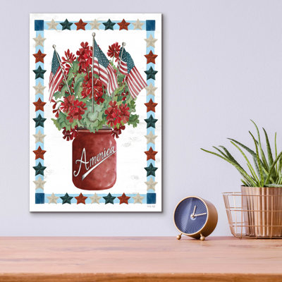 «Patriotic Flowers» par - Impression sans cadre