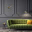 Plug Inn Metal Wall Clock-86638182