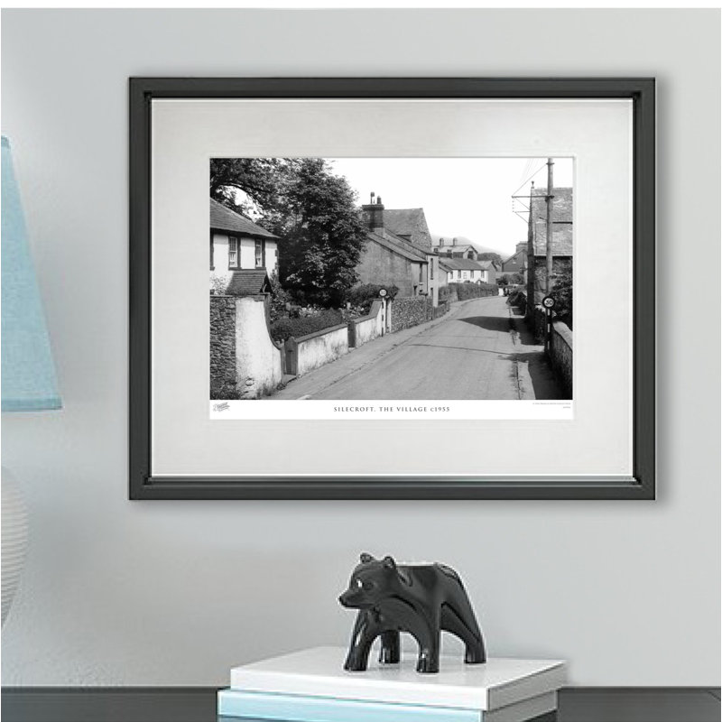 Silecroft, The Village C1955 - Single Picture Frame Print, 28cm H x 36cm W x 2.3cm D
