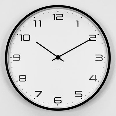 Moderna Metal Wall Clock