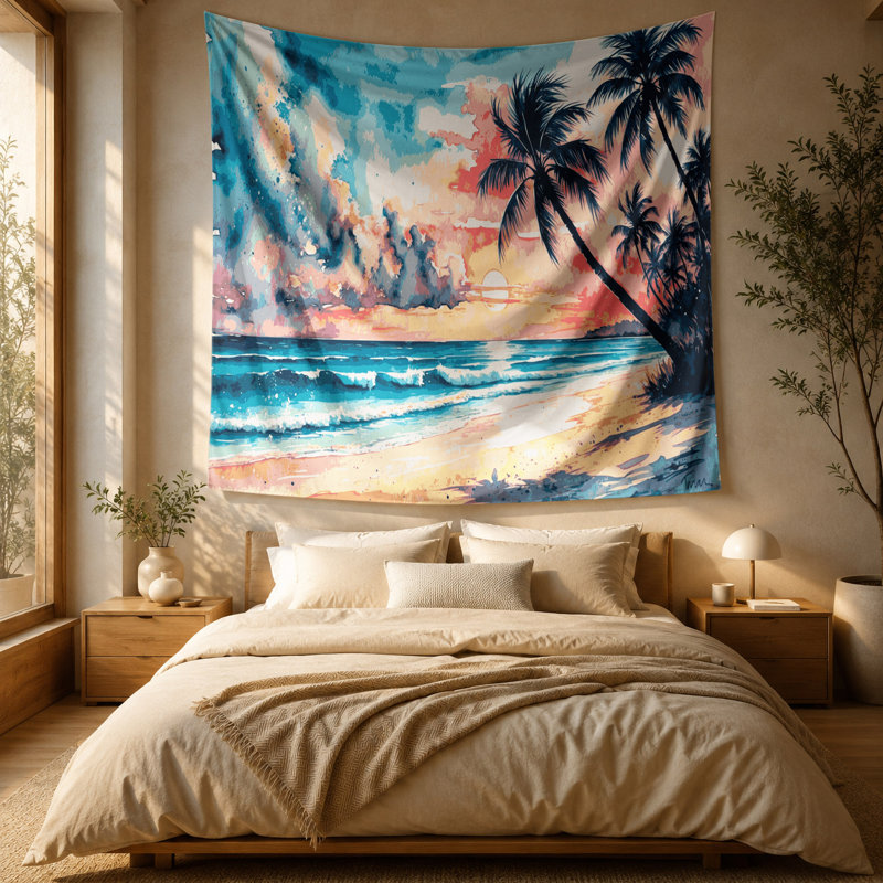 Tapisserie murale «Cities Aruba», 88 po x 104 po