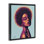 Cadre flottant bleu Maya Portrait, design par Sierra Siler