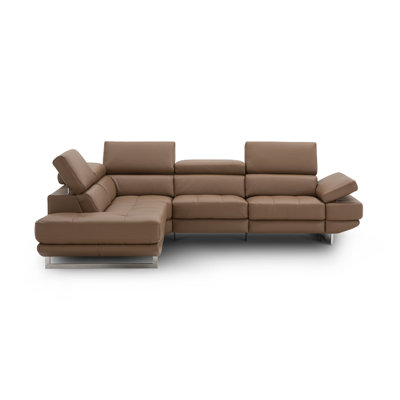 Britne Upholstered Power Reclining L-Shaped Sectional