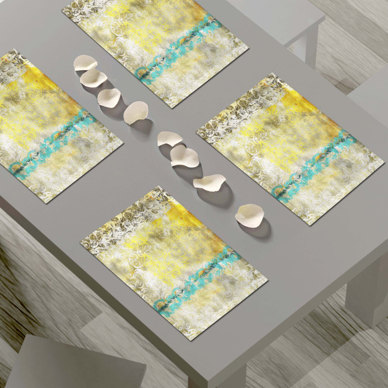 Ensemble de 4 napperons Sping