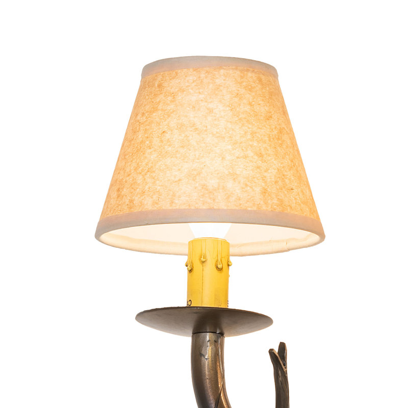 12" Wide 2 Light Left Wall Sconce