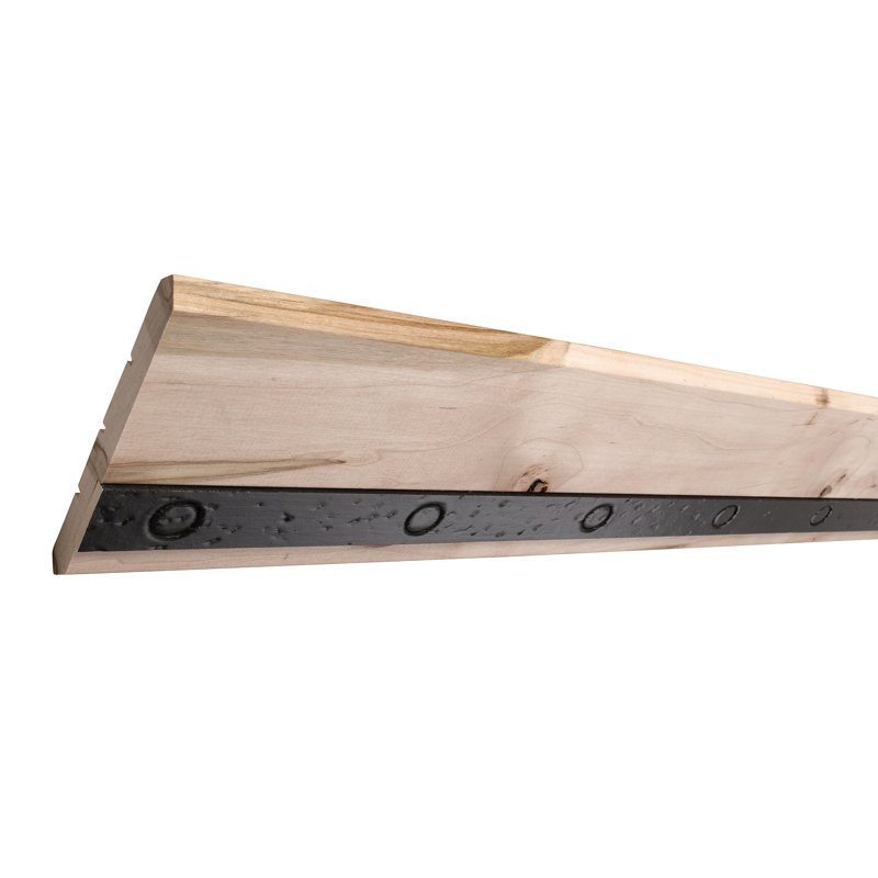 4.5'' Wide Unfinished Maple Wood Crown Moulding